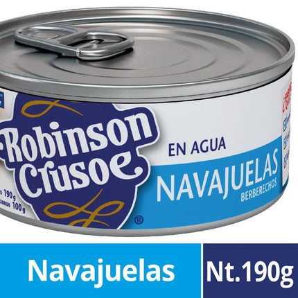 Navajuelas Al Natural 100 g drenado
