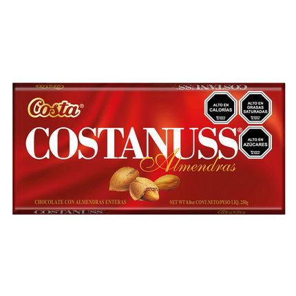 Chocolate de Leche Costa Nuss 250 g