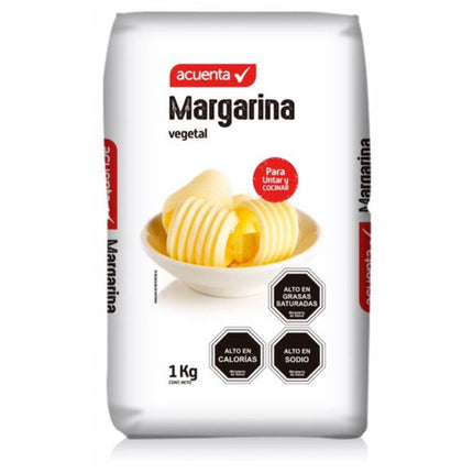 Margarina Vegetal, 1 kg - Acuenta | Apishop