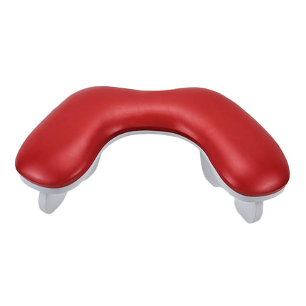 Reposabrazos En Forma De U Portátil Profesional Para Uñas Tech Uñas Acrílicas Personal Rojo