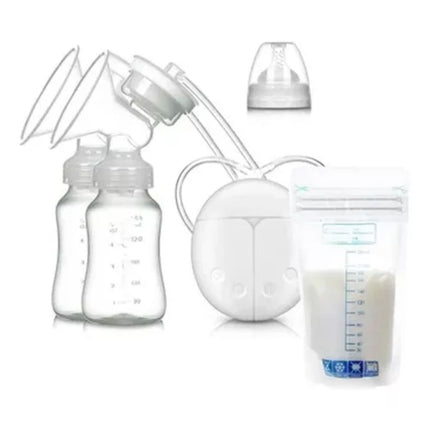 Extracator de Leche Electrico Doble Mas Bolsas de Almacenamiento x 30