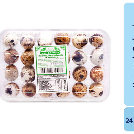 Huevos de Codorniz Chicos Manchado, 24 Un - Los Espinos | Apishop