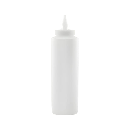 SET 3 BOTELLAS DISPENSADORA SALSA GRADUADA BLANCA 350 ML