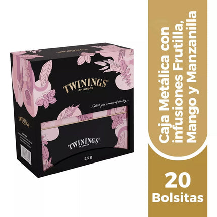 Té Caja Metálica Infusiones 20 Bolsas