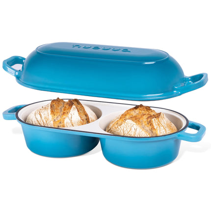 Olla para pan Dutch Oven Nuovva de hierro fundido esmaltado, 16,5 cm