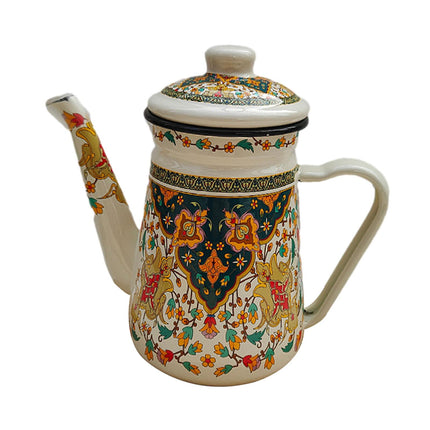 Jarra De Agua Esmaltada Para Cocina De Restaurante, Con Diseño De Flor De Naranja
