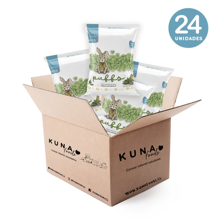 Caja individual Puffs Pera Espinaca (24x10g)
