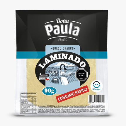 Queso Chanco Laminado, 90 g