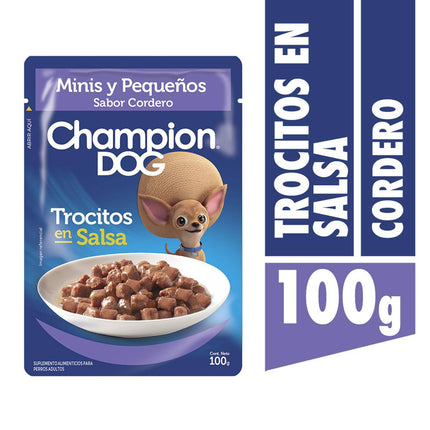 Sachet Trocitos en salsa CORDERO 100gr X24 Und