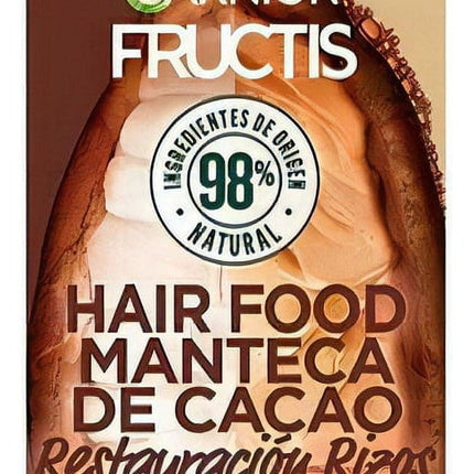 Crema para Peinar Garnier en 1 Fructis Hair Food Manteca de Cacao, 300 ml