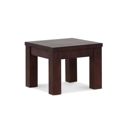 Mesa Lateral Ñuble 50 X 50 X 40 Cm Chocolate