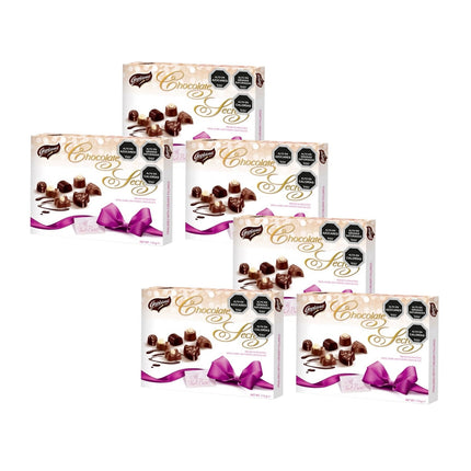 Pack 6 Estuches Bombones Surtidos Secrets 114g