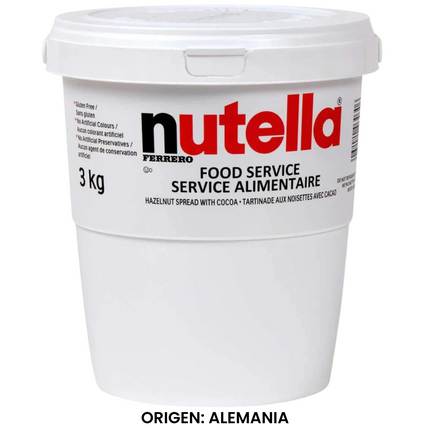 Crema Avellanas con Cocoa Alemana, 3 kg - Nutella | Apishop