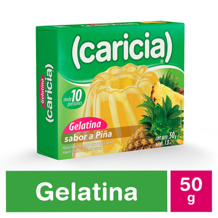 Gelatina Piña, 50 g - Caricia | Apishop