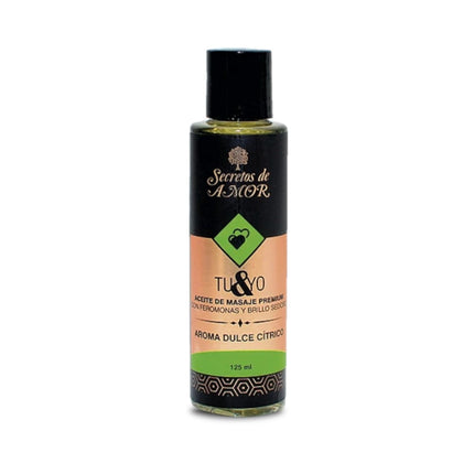 Aceite para Masaje Tu & Yo Dulce Cítrico 125 ml