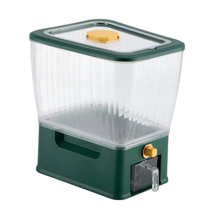 Contenedor De Almacenamiento De Arroz Con Tapa Organización De Despensa Para El Hogar Y La Cocina Verde