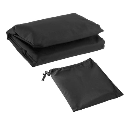 Cubierta Para Estante De Panadería Con Cremallera 23''x28''x64'' Cubierta Para Estante De Pan Para Restaurante Negro