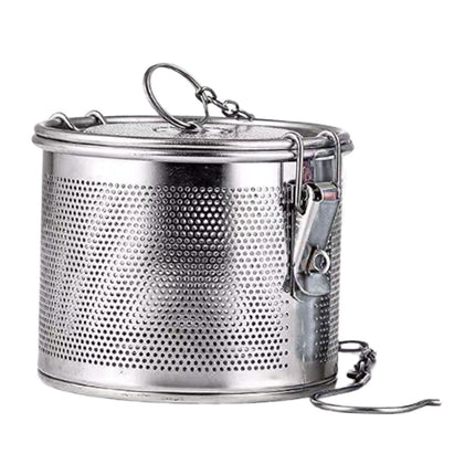 Infusor De Té Con Gancho De Cadena Extendido, Colador De Especias Y Condimentos Para Guisos Caseros, 14 X 9,5 Cm