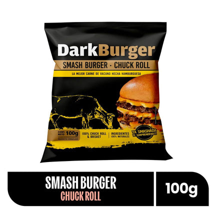 Hamburguesa Vacuno Chuck Roll, 100 g