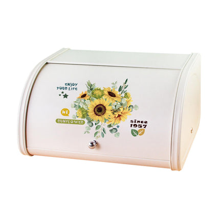 Caja De Pan Con Tapa Enrollable, Granja Para Productos Horneados, Encimera, Galletas, Ninguno