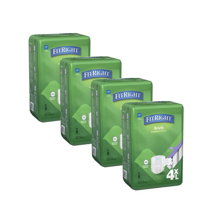 Pañales para incontinencia Medline FitRight 4XL Maximum Protect