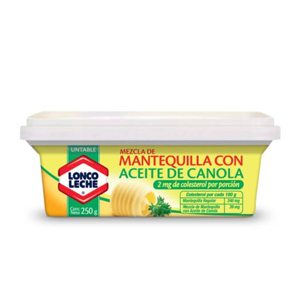 Mantequilla Reducida en Colesterol Tradicional, 250 g - Loncoleche | Apishop