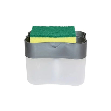 Dispensador Jabon Lavalozas Manual Esponja Recipiente