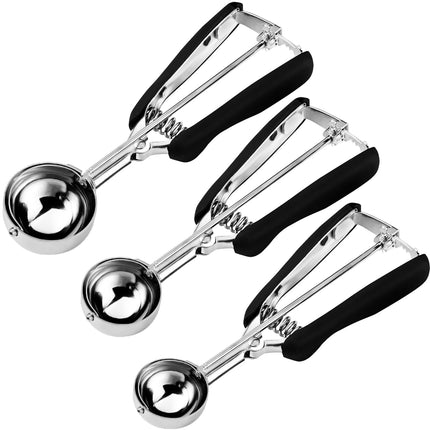 Juego de cucharas para galletas HOMURE H 1/2/3 cucharadas de acero inoxidable 18/8