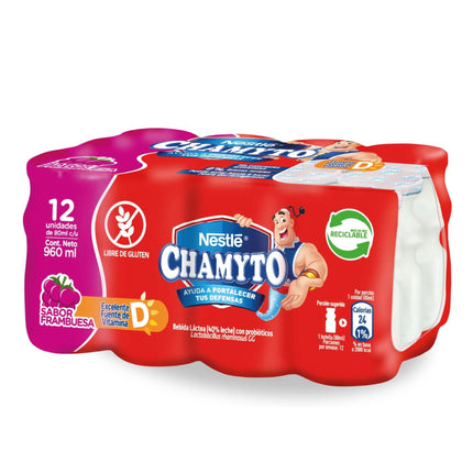 Bebida Láctea Probiótico Sabor Frambuesa Multipack Botella, 80ml | Apishop