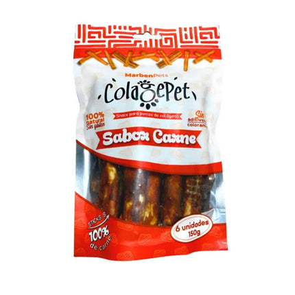 Snack Colagepet Carne S 6 Pcs Doypack 150g