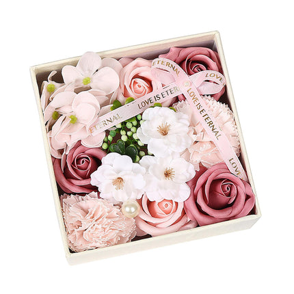 Jabón De Flores Con Pétalos De Jabón Romántico Perfumado Floral Para Fiesta Aniversario Rosa
