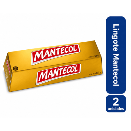 Pack 2 Mantecol Lingote 500g