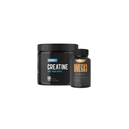 Pack Creatina monohidrato 300g + Omega 3 Primetech