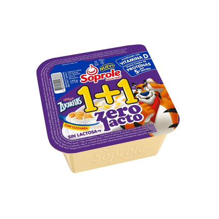 Yoghurt 1+1 Con cereal Sin Lactosa Zucaritas, 140 g | Apishop