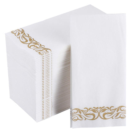 Servilletas de baño desechables FOCUSLINE 200 Linen Feel Gold