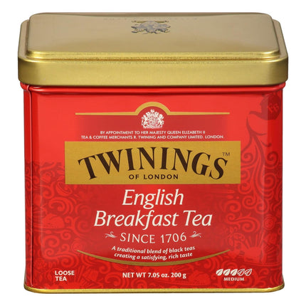 Té suelto Tea Twinings English Breakfast, 200 g (paquete de 6)