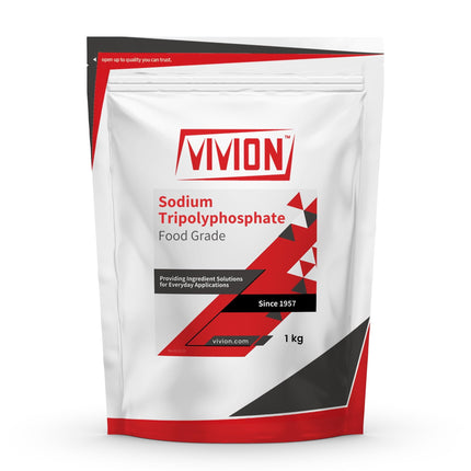 Fosfato tripolifosfato de sodio grado alimenticio STPP 1 kg Vivion