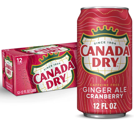 Bebidas Ginger Ale Cranberry Lata Canada Dry 12 x 355 ml | Apishop.cl