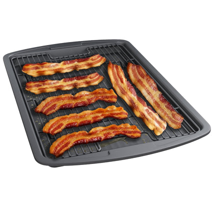 Set de bandeja para galletas Bakken Swiss de acero al carbono antiadherente 44 x 28 cm
