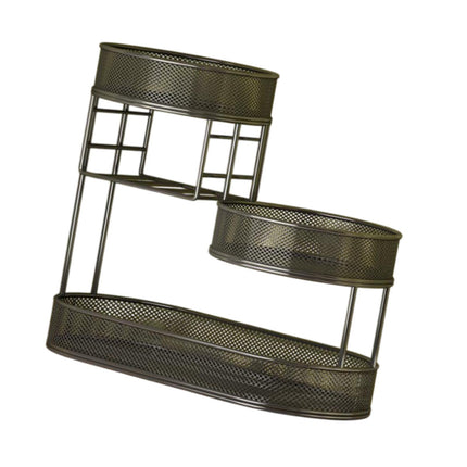 Cesta De Frutas Sirviendo La Bandeja Baneta De Pan Rack De Verduras Para Pan Cebolla Vegetariana Negro