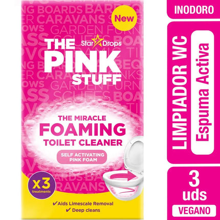 Limpiador Inodoro The Pink Stuff Espuma Activa 3 un. - The Pink Stuff | Apishop