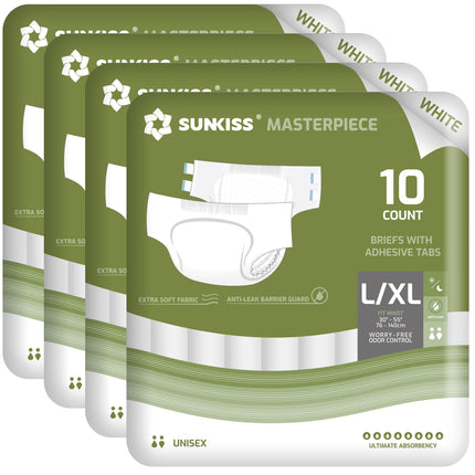 Pañales desechables SUNKISS Masterpiece para adultos para incontinencia