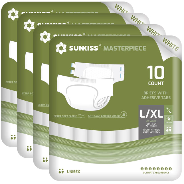 Pañales desechables SUNKISS Masterpiece para adultos para incontinencia