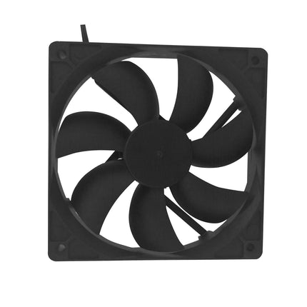 Ventilador De 12V Y 24V, Ventilador De Ventilación De Corriente Directa Multiusos, Práctico Ventilador De Refrigeración De CC, 120x120x25cm