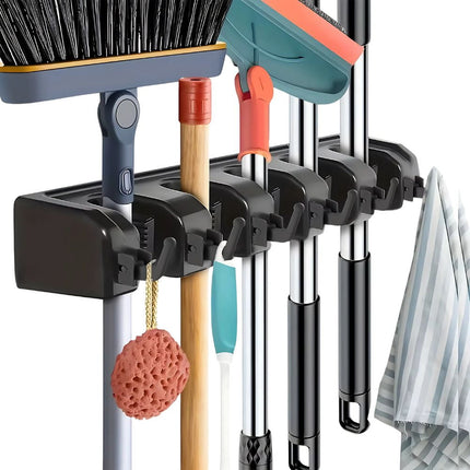 Soporte Útiles De Aseo Hogar Escobas Organizador Estático