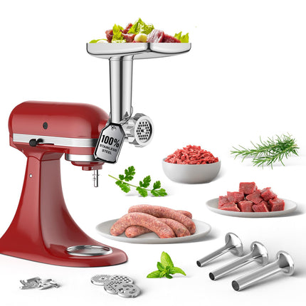Accesorio para picadora de carne GVODE para batidora de pie KitchenAid