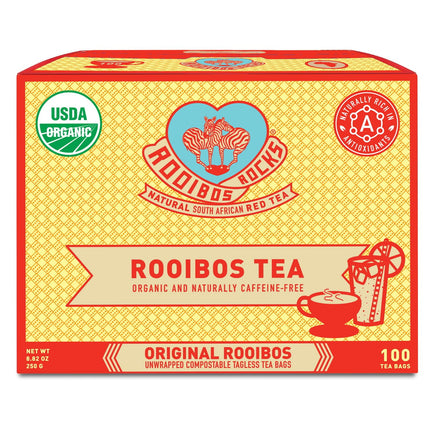Té de hierbas Rooibos Rocks Naturally Sweet, 100 bolsitas