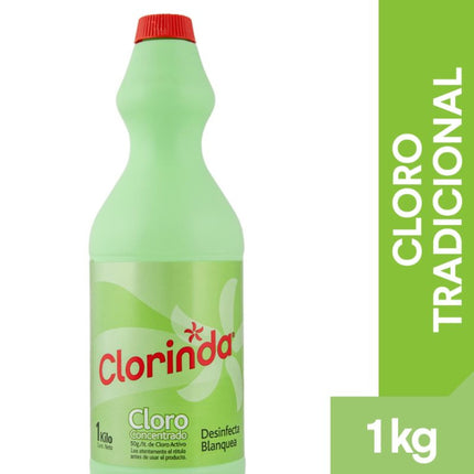Cloro Líquido Tradicional Botella, 1 Kg