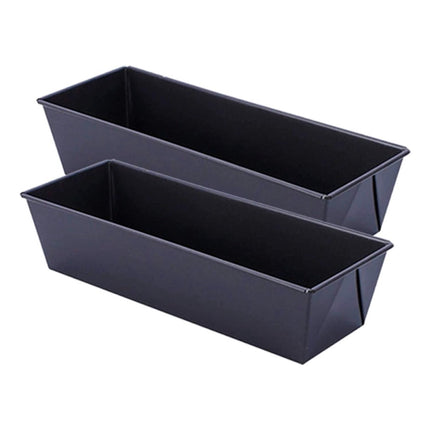 Molde Rectangular Antiadherente Teflón Para Pan Y Queque 30cm Pastelería Cl Gris