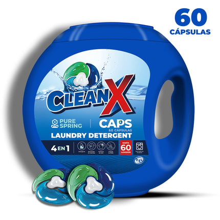 Detergente Para Ropa En Cápsulas 4en1 Botella 60un